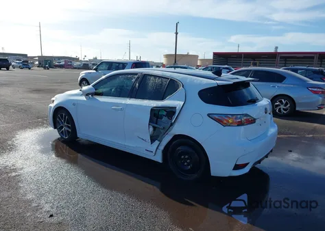 2014 Lexus Ct 200H из США, поврежденный, VIN JTHKD5BH0E2182578